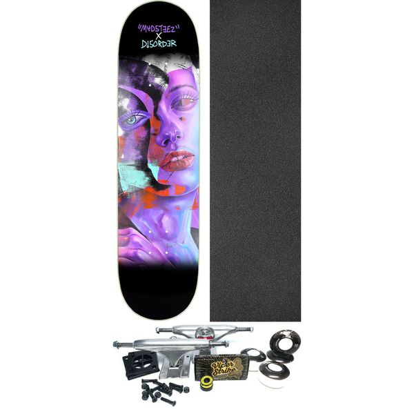 Disorder Skateboards Madsteez Qween Skateboard Deck - 8" x 31.75" - Complete Skateboard Bundle